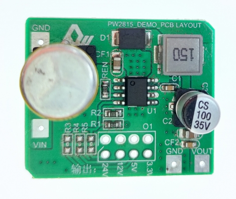 PW2815 PW2815-DEMO板与PCB文件
