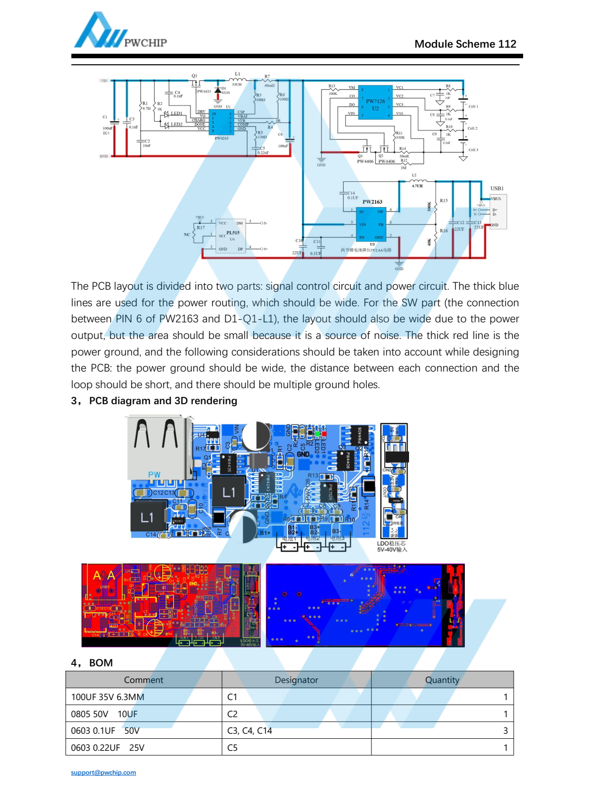 15V24V Buck Charging and Discharging Board for ThreeSeries Lithium