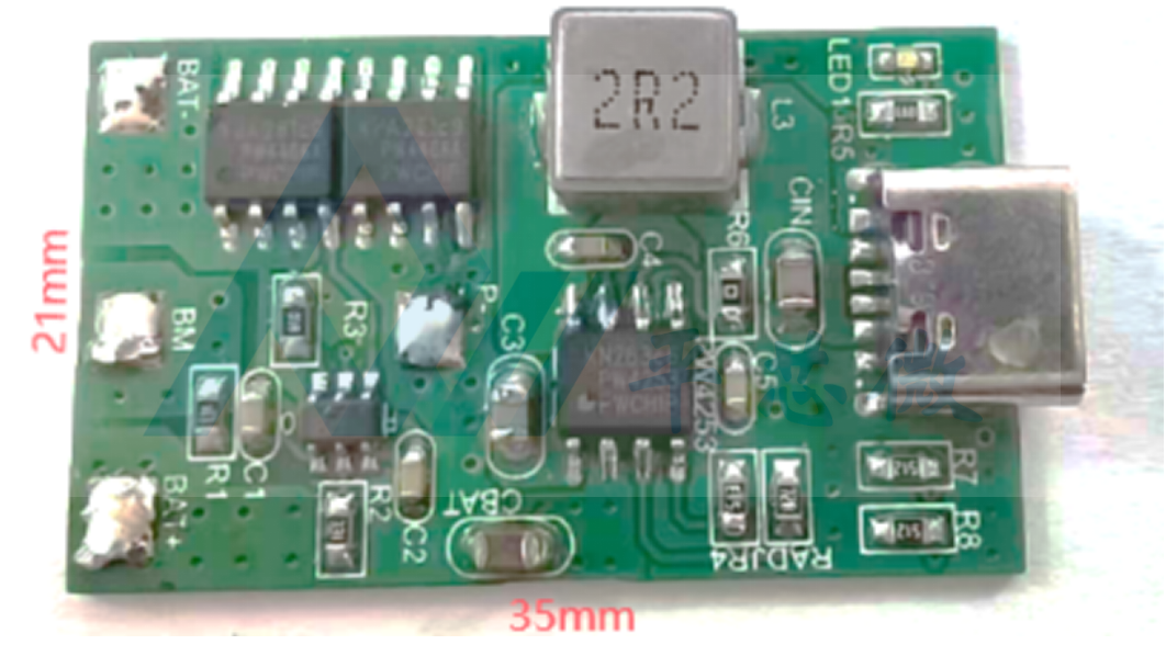 PW7120两串锂电池充放电保护电路+5V2.4A升压8.4V充电电路PW4252