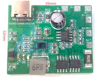 PW7126 three-cell Li-ion battery charge/discharge protection circuit + 5V/9V/12V 2A buck-boost to 12.6V charging circuit PW4000