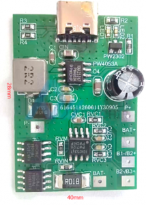 f_75c1229d1f926ddd2c6f9b794a653f27.png PW7126 three-cell Li-ion battery charge/discharge protection circuit + 5V 3A boost to 12.6V charging circuit PW4053A