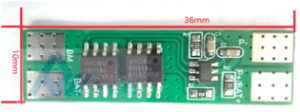 f_b255f7e4d2506c996ecdda9056efd6d4.png PW7120 + PW8205A8TS×3 2-Cell Li-ion Battery Charge-Discharge Protection Board Solution, Continuous 4.5A, Overcurrent Protection 13.5A